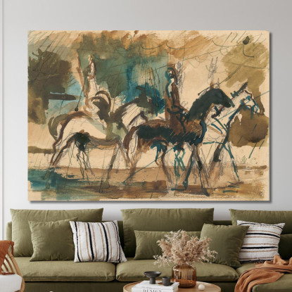 Studio Per Cavalieri Cyprián Majerník cmj77 quadro stampato su tela