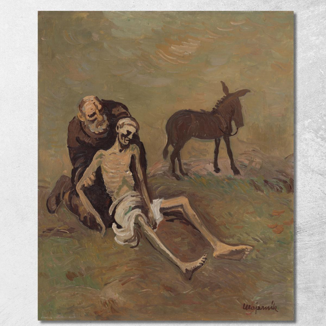Il Buon Samaritano Cyprián Majerník cmj81 quadro stampato su tela