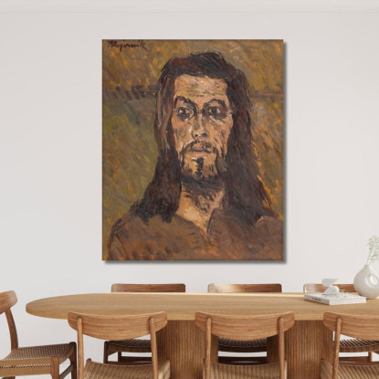 La Testa Di San Giovanni Battista Cyprián Majerník cmj82 quadro stampato su tela