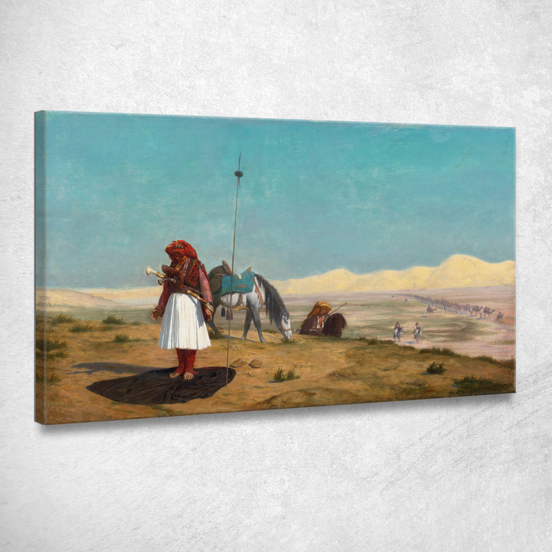 Preghiera Nel Deserto Jean-Léon Gérôme jlg68 quadro stampato su tela