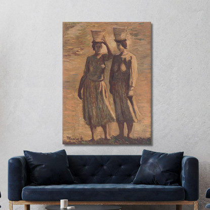 Portatrici D'Acqua Cyprián Majerník cmj94 quadro stampato su tela