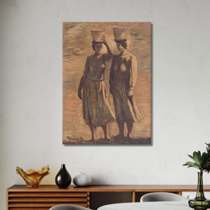 Portatrici D'Acqua Cyprián Majerník cmj94 quadro stampato su tela