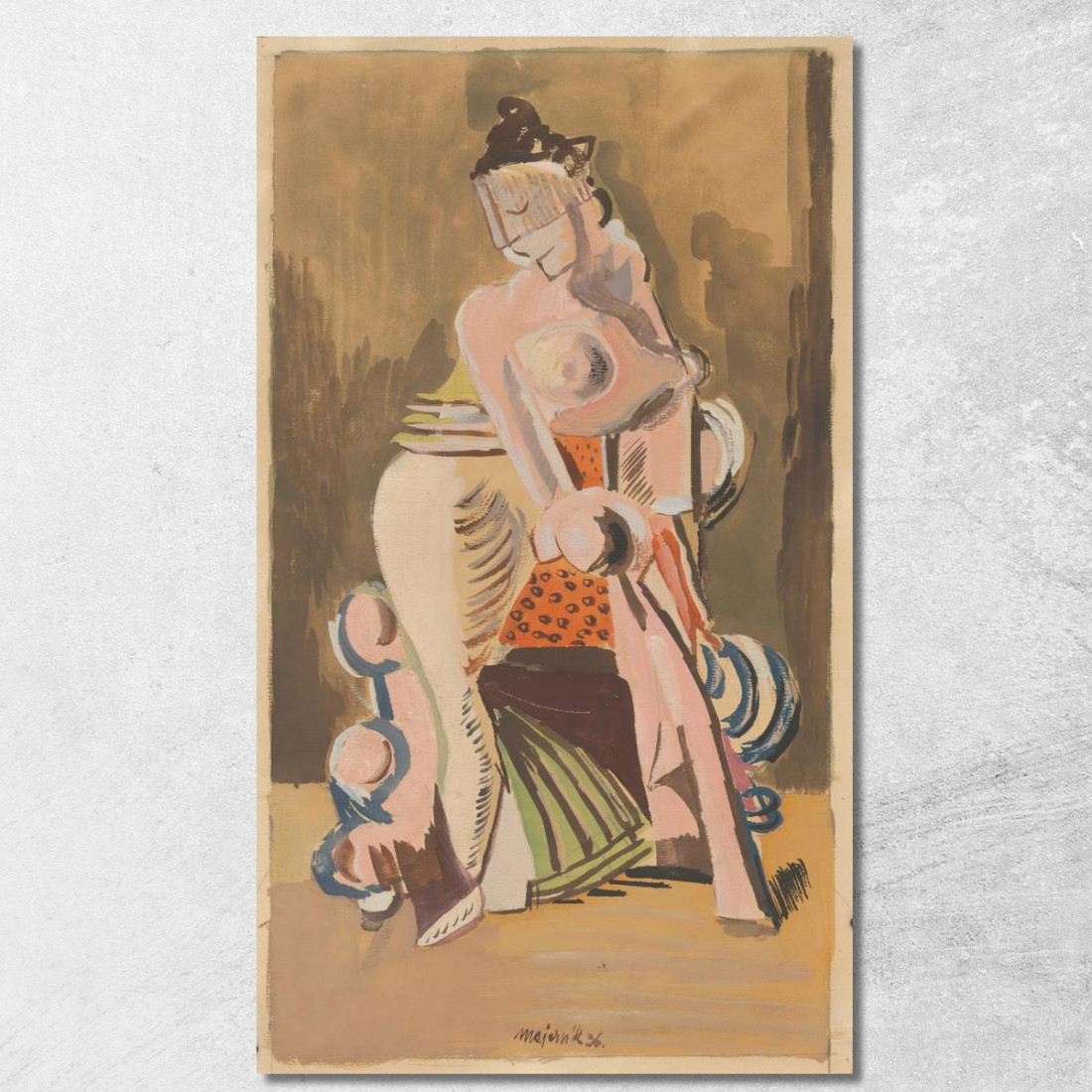 Vedova Cyprián Majerník cmj96 quadro stampato su tela