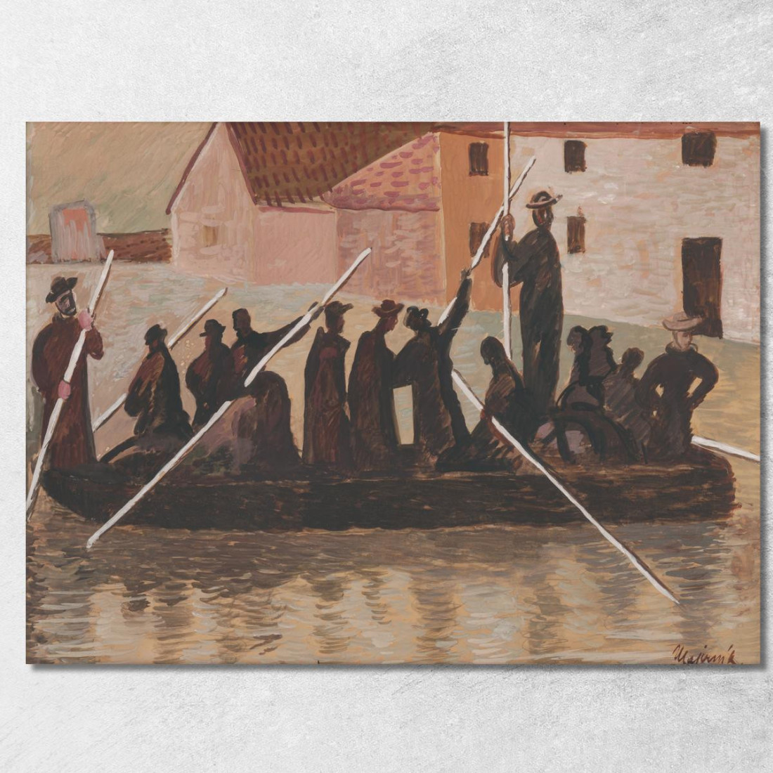 Alluvione Cyprián Majerník cmj99 quadro stampato su tela