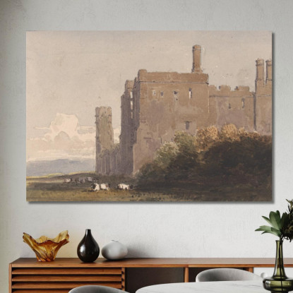 Abbazia Di Battle Sussex David Cox dcx3 quadro stampato su tela