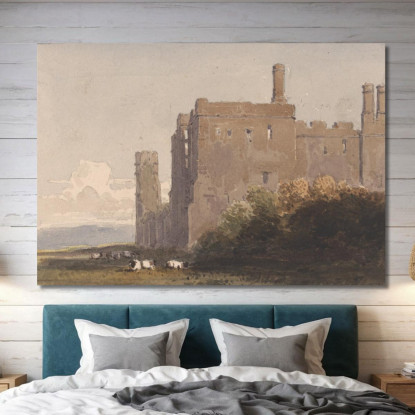 Abbazia Di Battle Sussex David Cox dcx3 quadro stampato su tela