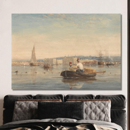 Greenwich David Cox dcx20 quadro stampato su tela