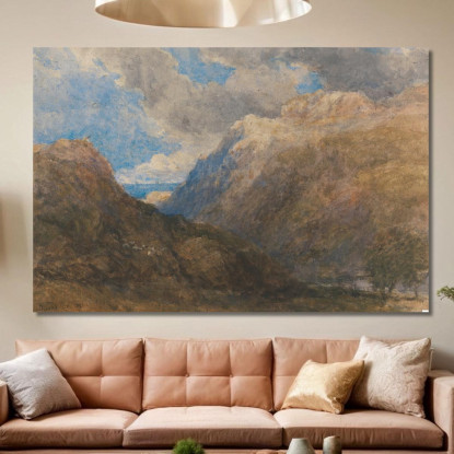 Penmaenmawr David Cox dcx39 quadro stampato su tela