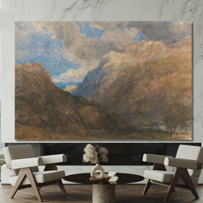 Penmaenmawr David Cox dcx39 quadro stampato su tela