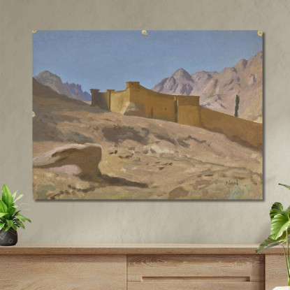 Il Monastero Di Santa Caterina Jean-Léon Gérôme jlg74 quadro stampato su tela