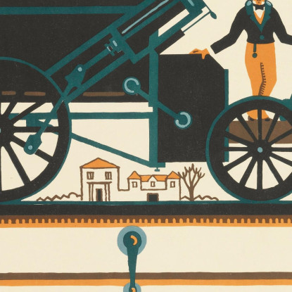 Il Razzo - Museo Della Scienza Edward McKnight Kauffer emk16 quadro stampato su tela