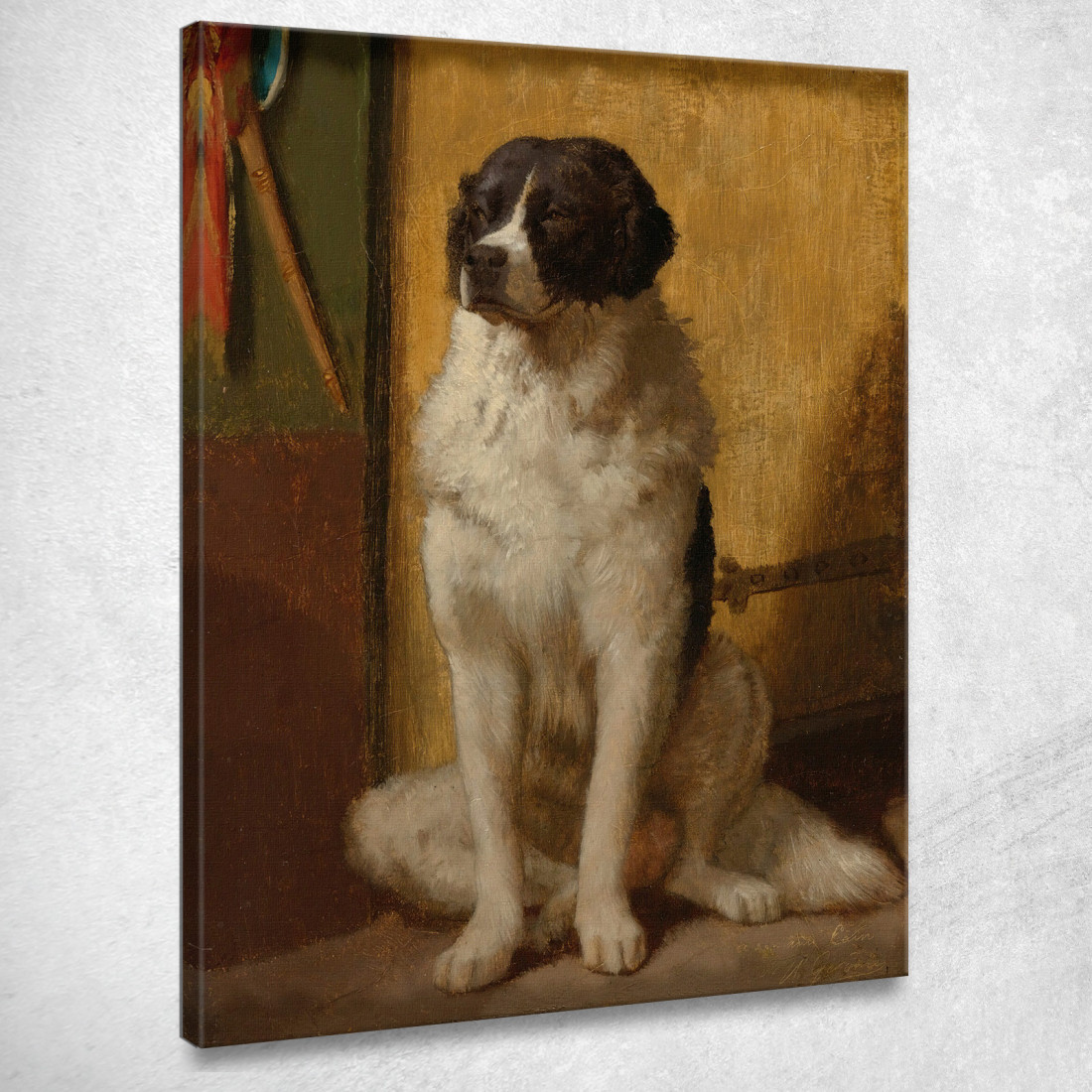 L'Attesa Jean-Léon Gérôme jlg83 quadro stampato su tela