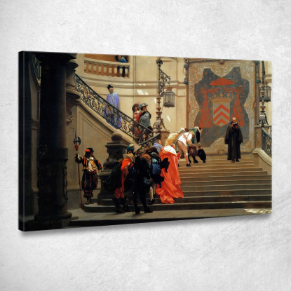 L'Eminenza Grigia Jean-Léon Gérôme jlg84 quadro stampato su tela