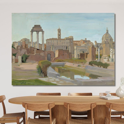 Foro Romano Eero Järnefelt ejr10 cuadro en lienzo