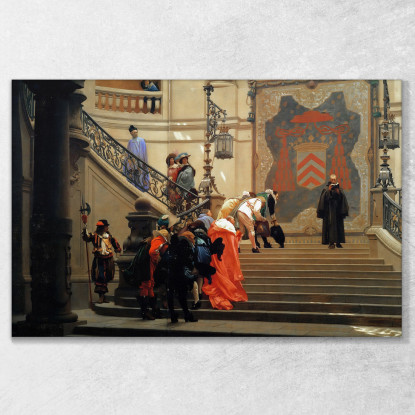L'Eminenza Grigia Jean-Léon Gérôme jlg84 quadro stampato su tela