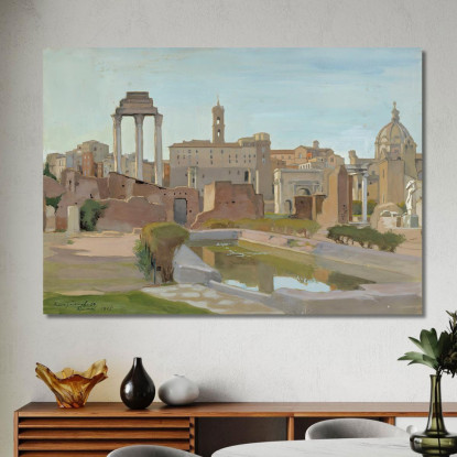 Foro Romano Eero Järnefelt ejr10 cuadro en lienzo