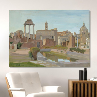 Foro Romano Eero Järnefelt ejr10 cuadro en lienzo