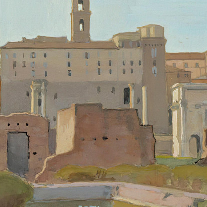 Foro Romano Eero Järnefelt ejr10 cuadro en lienzo