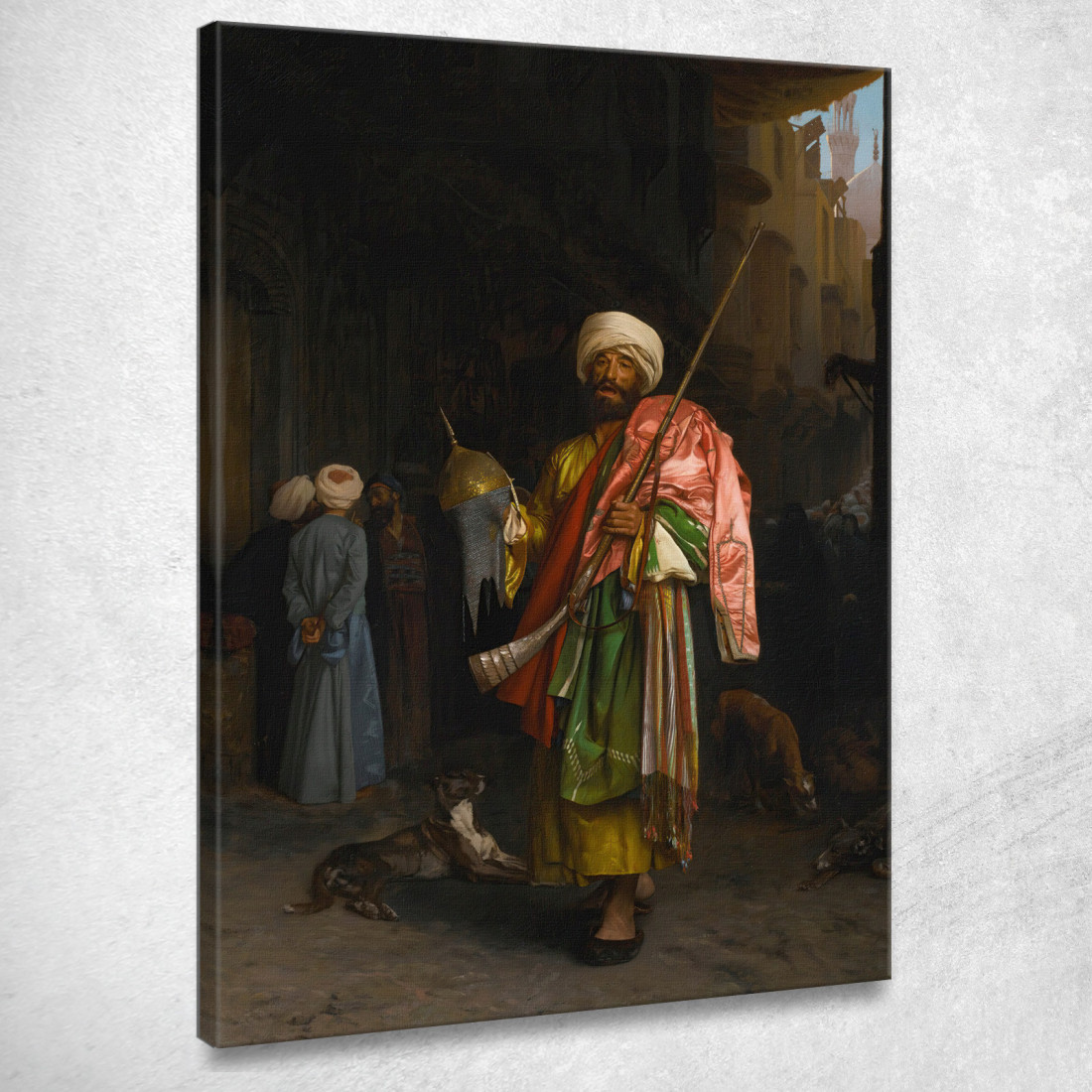 Mercante Di Strada Al Cairo Jean-Léon Gérôme jlg85 quadro stampato su tela