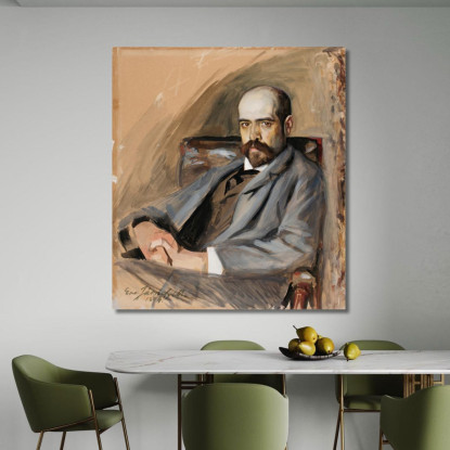 Retrato De Gunnar Berndtson Eero Järnefelt ejr28 cuadro en lienzo