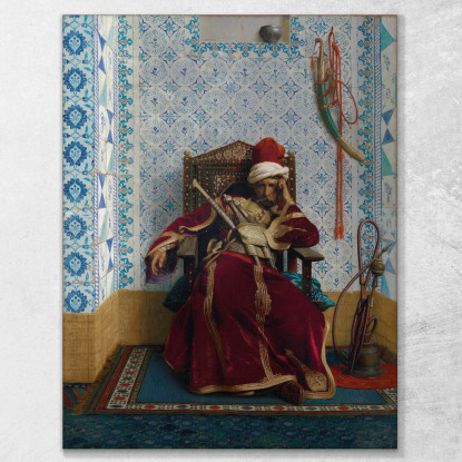 Markos Botsaris Jean-Léon Gérôme jlg87 quadro stampato su tela