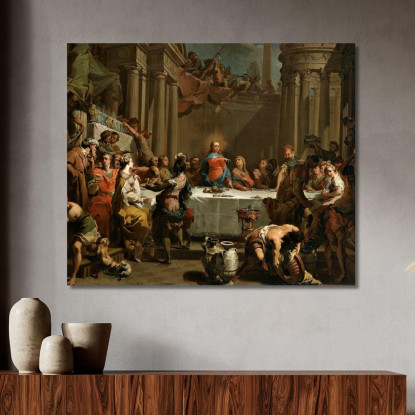 Le Nozze Di Cana Gaetano Gandolfi ggn15 quadro stampato su tela