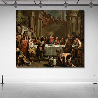 Le Nozze Di Cana Gaetano Gandolfi ggn15 quadro stampato su tela