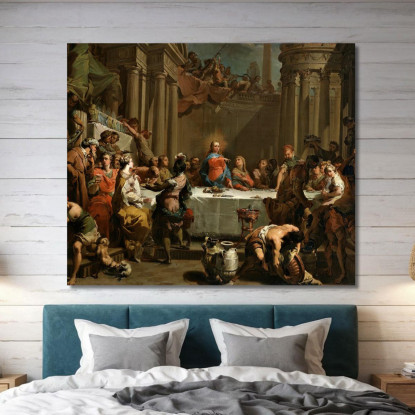 Le Nozze Di Cana Gaetano Gandolfi ggn15 quadro stampato su tela