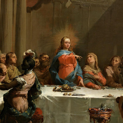 Le Nozze Di Cana Gaetano Gandolfi ggn15 quadro stampato su tela