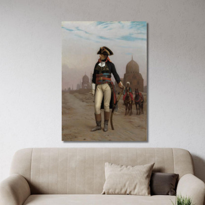 Napoleone In Egitto Jean-Léon Gérôme jlg90 quadro stampato su tela