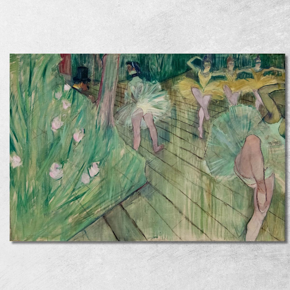 Scena Di Balletto Henri de Toulouse-Lautrec htl23 quadro stampato su tela