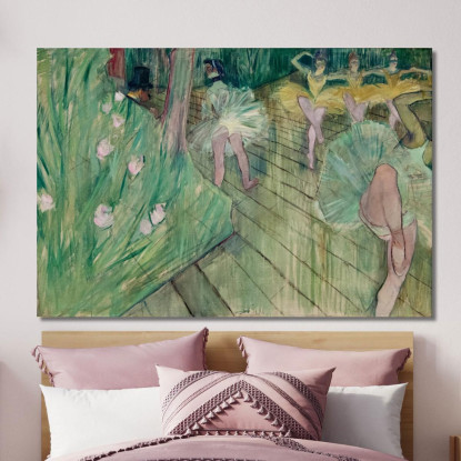 Scena Di Balletto Henri de Toulouse-Lautrec htl23 quadro stampato su tela