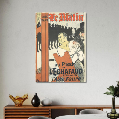 Il Mattino Ai Piedi Del Patibolo Henri de Toulouse-Lautrec htl60 quadro stampato su tela