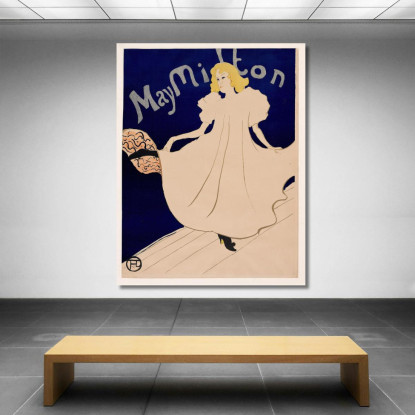 May Milton 2 Henri de Toulouse-Lautrec htl69 quadro stampato su tela