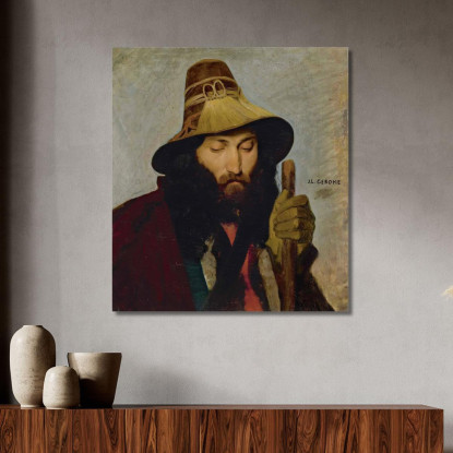 Ritratto Di Un Uomo Italiano Jean-Léon Gérôme jlg99 quadro stampato su tela