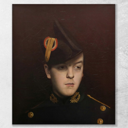 Ritratto Di Armand Gérome Jean-Léon Gérôme jlg100 quadro stampato su tela