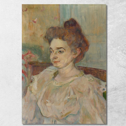 Ritratto Di Béatrice Tapié De Céleyran Henri de Toulouse-Lautrec htl82 quadro stampato su tela