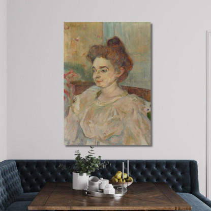 Ritratto Di Béatrice Tapié De Céleyran Henri de Toulouse-Lautrec htl82 quadro stampato su tela