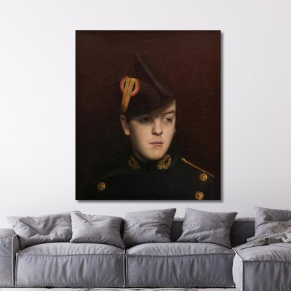 Ritratto Di Armand Gérome Jean-Léon Gérôme jlg100 quadro stampato su tela
