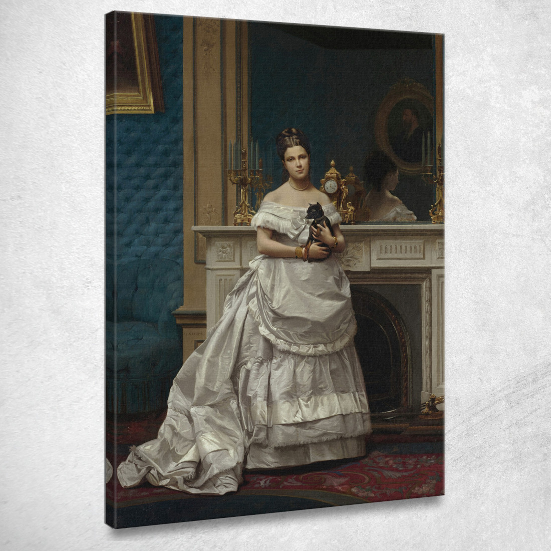 Ritratto Di Marie Anne D'Escoubleau De Sourdis Jean-Léon Gérôme jlg102 quadro stampato su tela