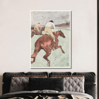 Il Fantino Henri de Toulouse-Lautrec htl98 quadro stampato su tela