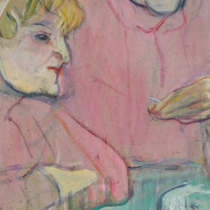 Le Signore Nella Sala Da Pranzo Henri de Toulouse-Lautrec htl99 quadro stampato su tela
