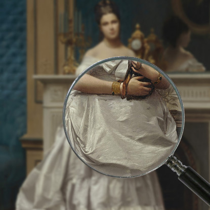 Ritratto Di Marie Anne D'Escoubleau De Sourdis Jean-Léon Gérôme jlg102 quadro stampato su tela