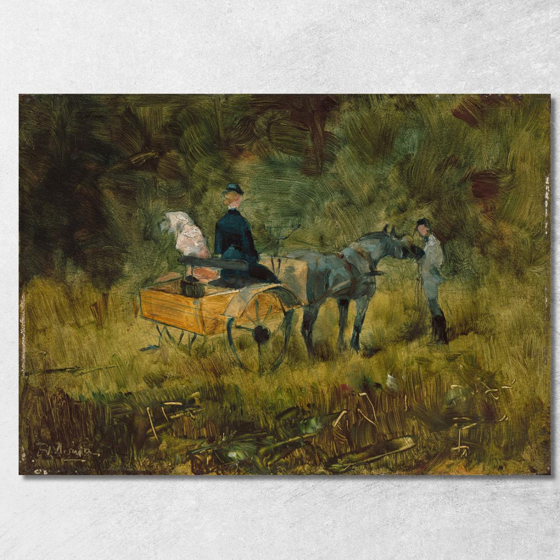 La Trappola Henri de Toulouse-Lautrec htl108 quadro stampato su tela