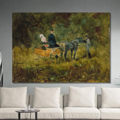 La Trappola Henri de Toulouse-Lautrec htl108 quadro stampato su tela