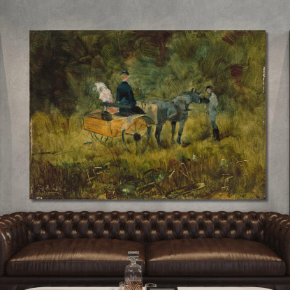 La Trappola Henri de Toulouse-Lautrec htl108 quadro stampato su tela