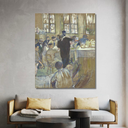 Un'Operazione Del Dottor Péan All'Hôpital International Henri de Toulouse-Lautrec htl110 quadro stampato su tela