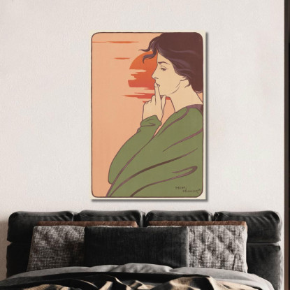 L'Ora Del Silenzio Henri Georges Meunier hgm11 quadro stampato su tela