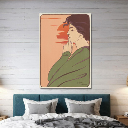 L'Ora Del Silenzio Henri Georges Meunier hgm11 quadro stampato su tela