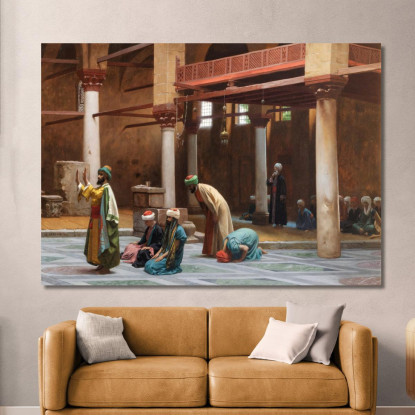 Preghiere Nella Moschea Jean-Léon Gérôme jlg106 quadro stampato su tela